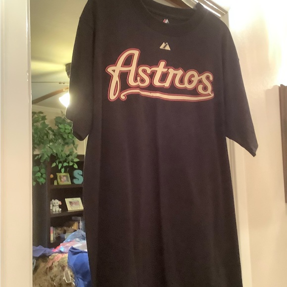 Majestic Astros Shirt (Size Medium) - Picture 2 of 5